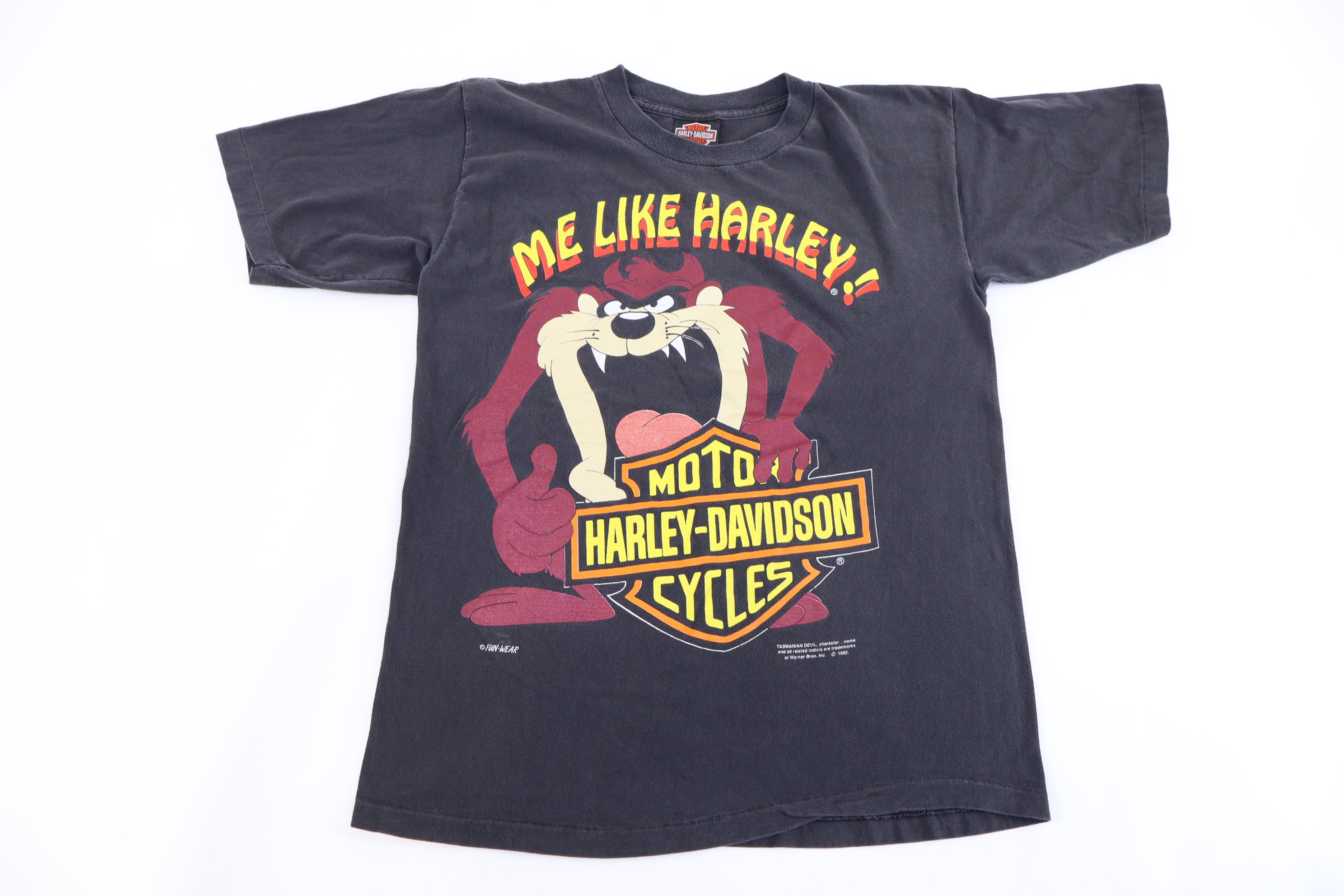 1992 Tasmanian Devil Harley Davidson Motorcycles T-shirt