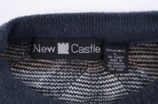 90's New Castle Multipattern Knit Sweater