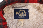 90's Woolrich Red & Black Plaid Full Zip Jacket
