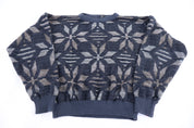 90's New Castle Multipattern Knit Sweater