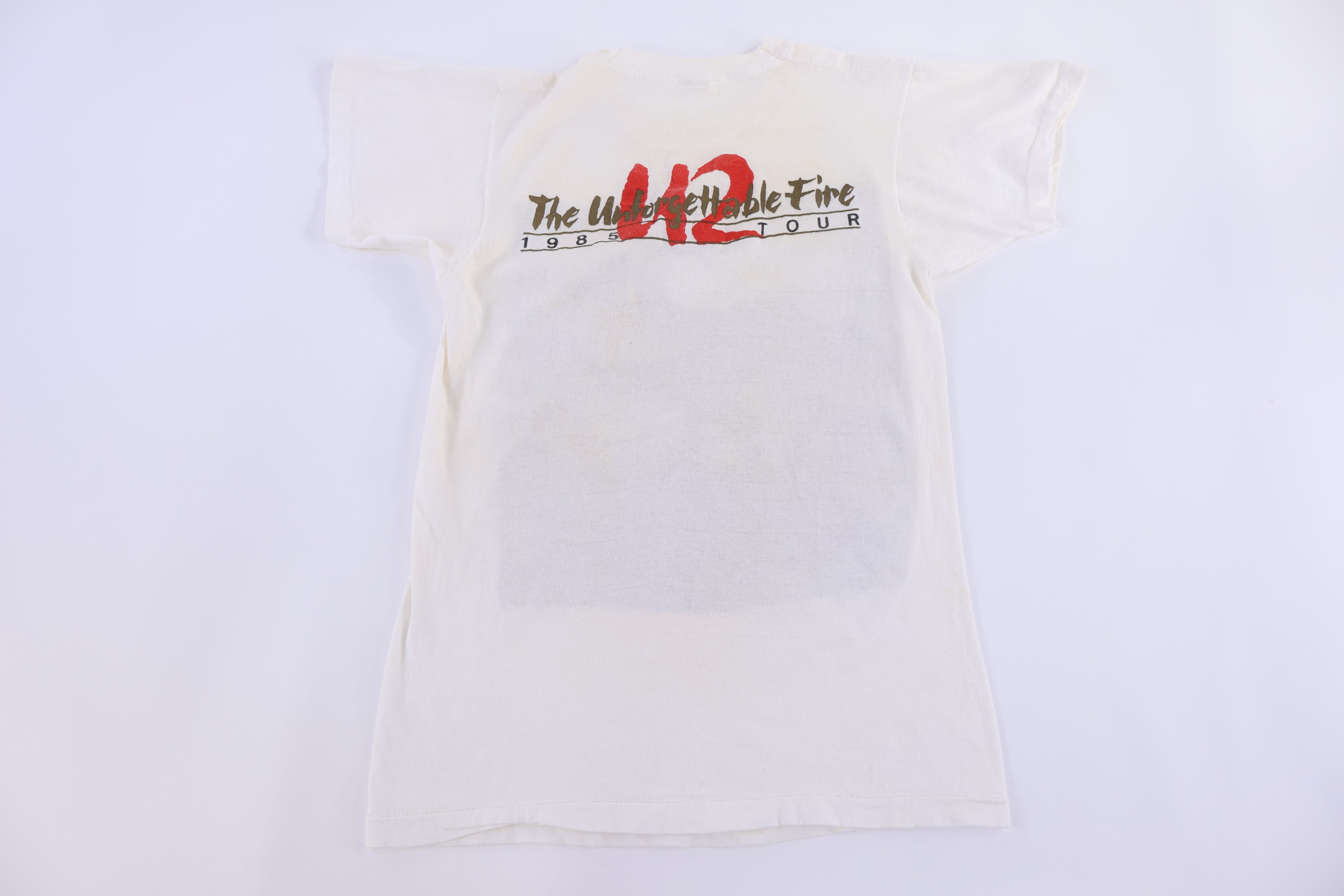 1985 U2 The Unforgettable Fire Tour T-shirt