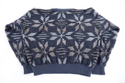 90's New Castle Multipattern Knit Sweater