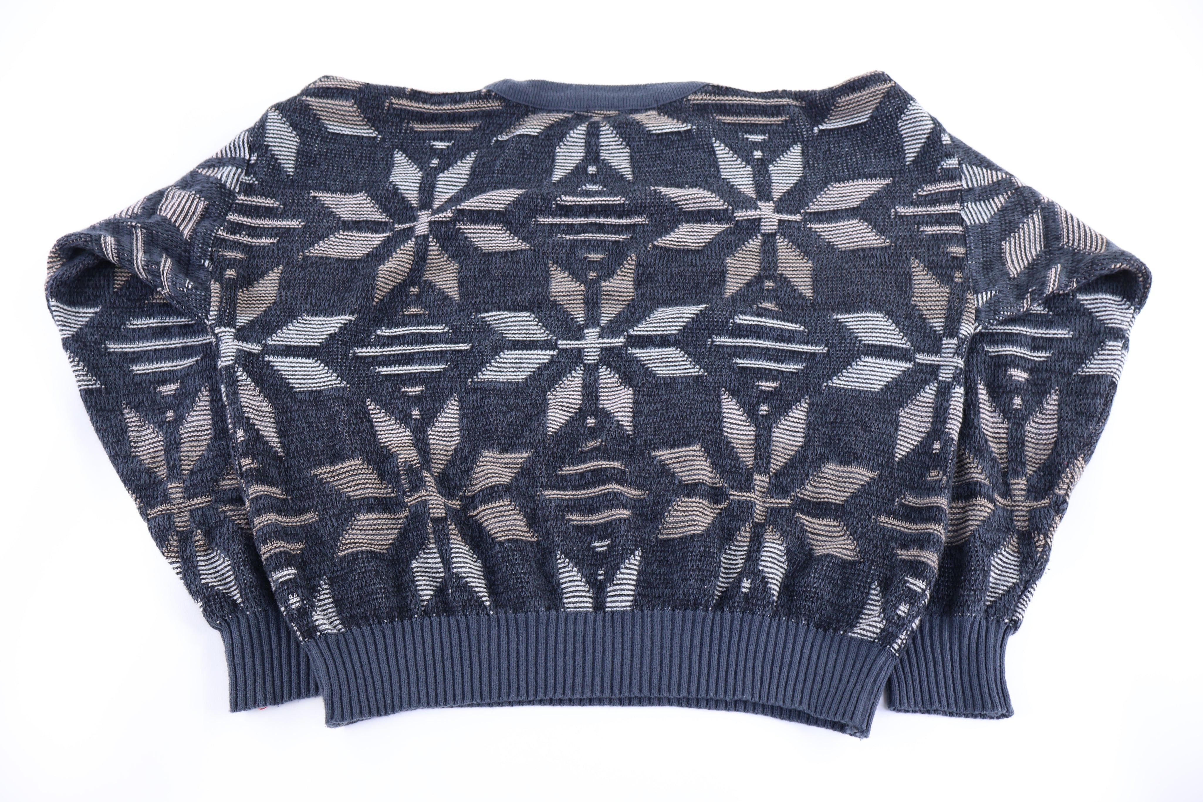 90's New Castle Multipattern Knit Sweater