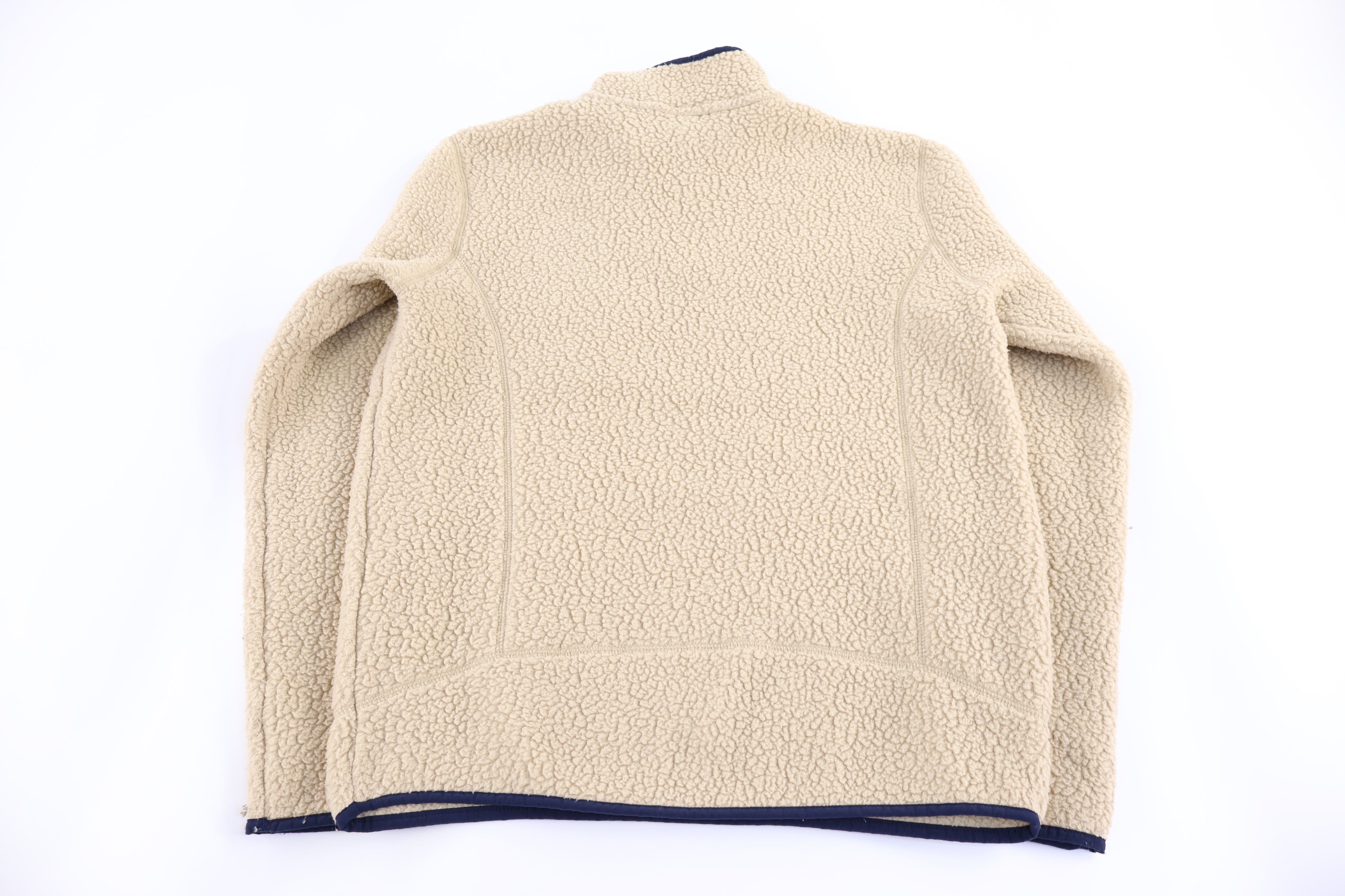 Patagonia Logo Patch Half Zip Sherpa Pullover