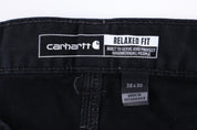 Carhartt Logo Patch Black Pants