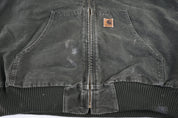 Carhartt Logo Patch Green Full Zip Jacket
