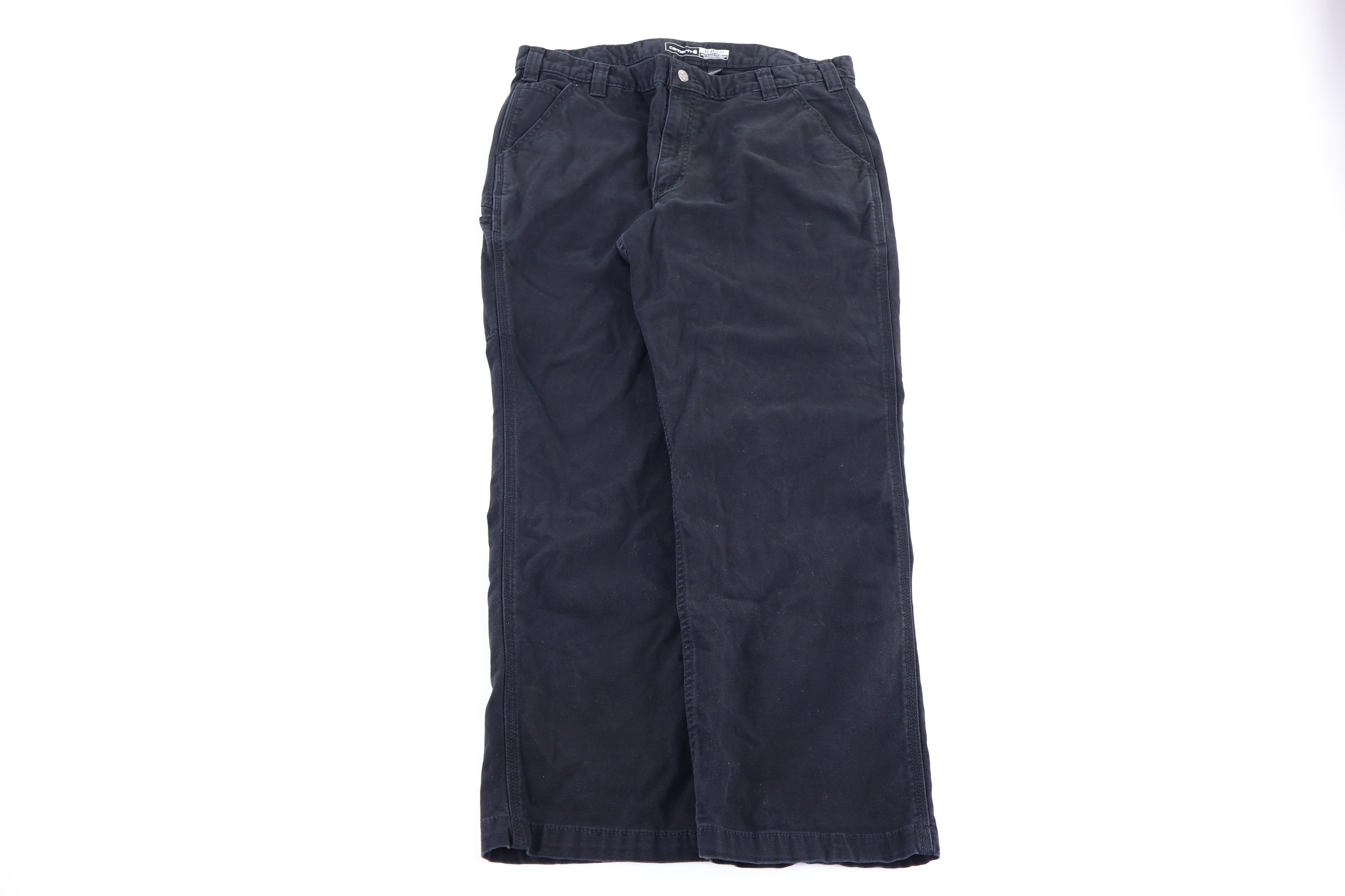 Carhartt Logo Patch Black Pants