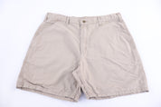 Carhartt Logo Patch Tan Shorts