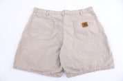 Carhartt Logo Patch Tan Shorts