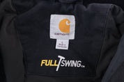 Carhartt Logo Patch Black Full Zip Jacket