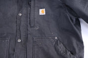Carhartt Logo Patch Black Full Zip Jacket