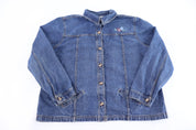 Women's Vintage Disney Embroidered Denim Jacket