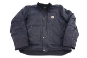 Carhartt Logo Patch Black Full Zip Jacket