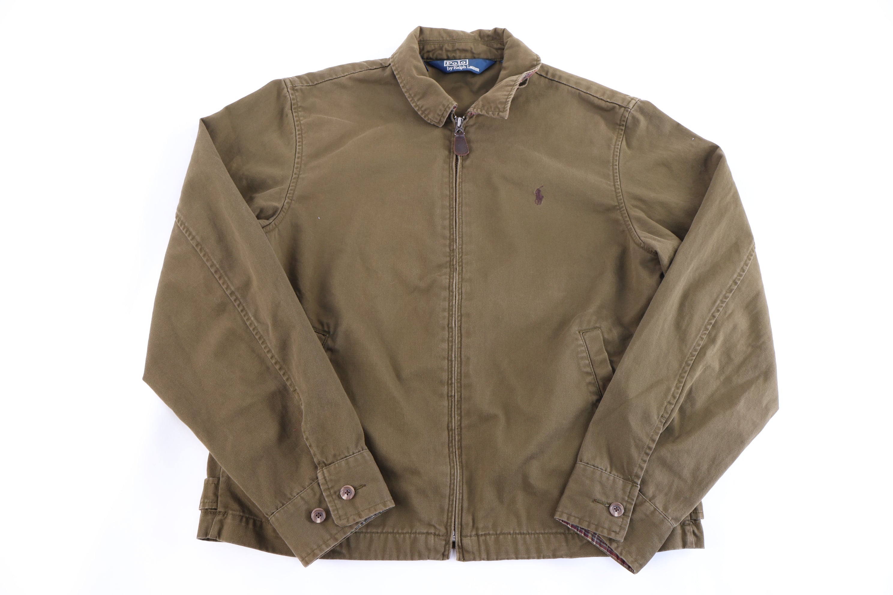 90’s Polo by Ralph Lauren Embroidered Logo Green Full Zip Jacket