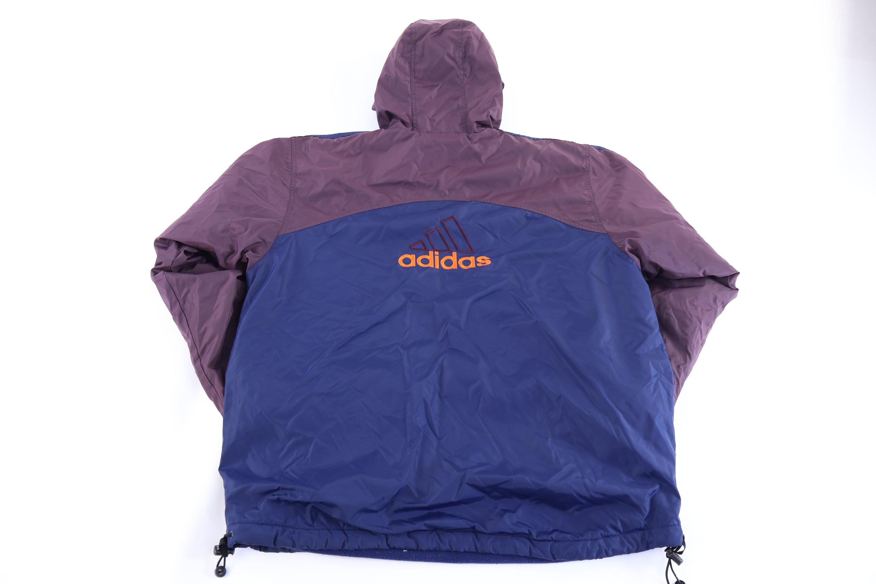 90's Adidas Embroidered Logo Multicolor Full Zip Jacket