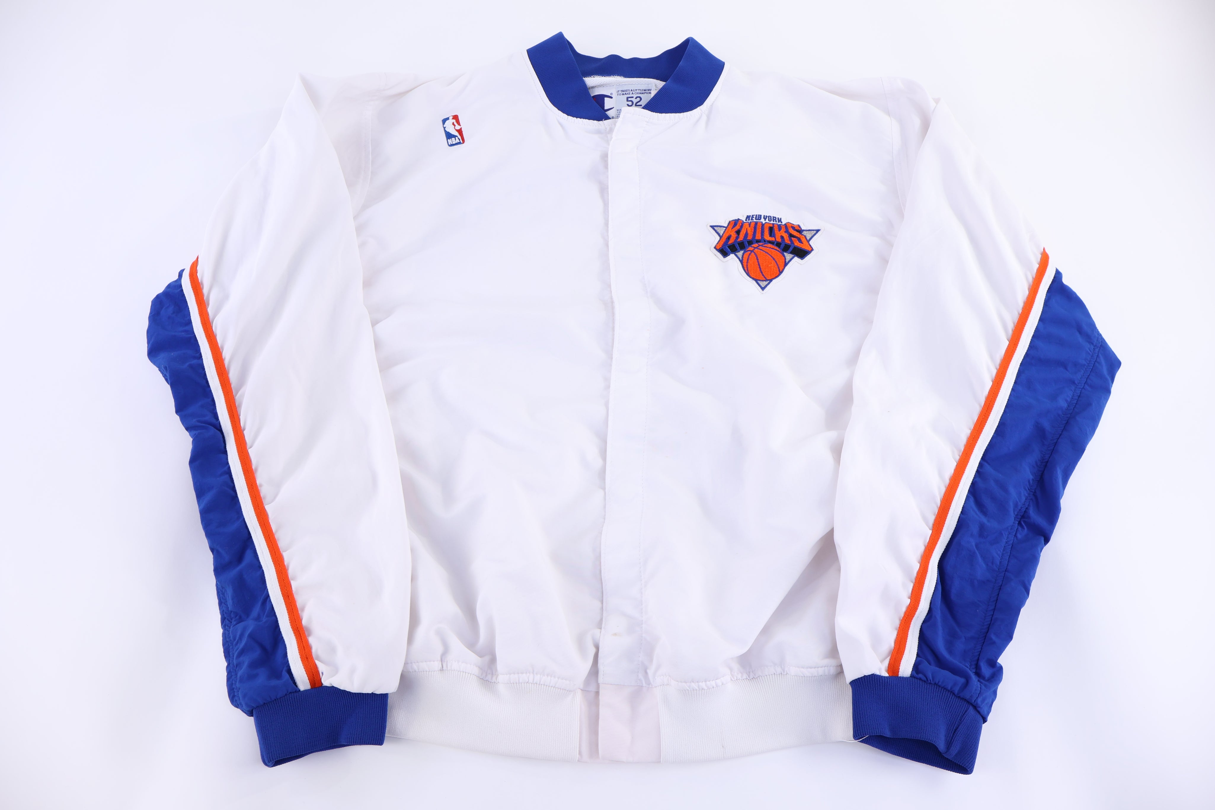 Vintage Champion New York Knicks Team  Issued Basketball Full Zip Jacket