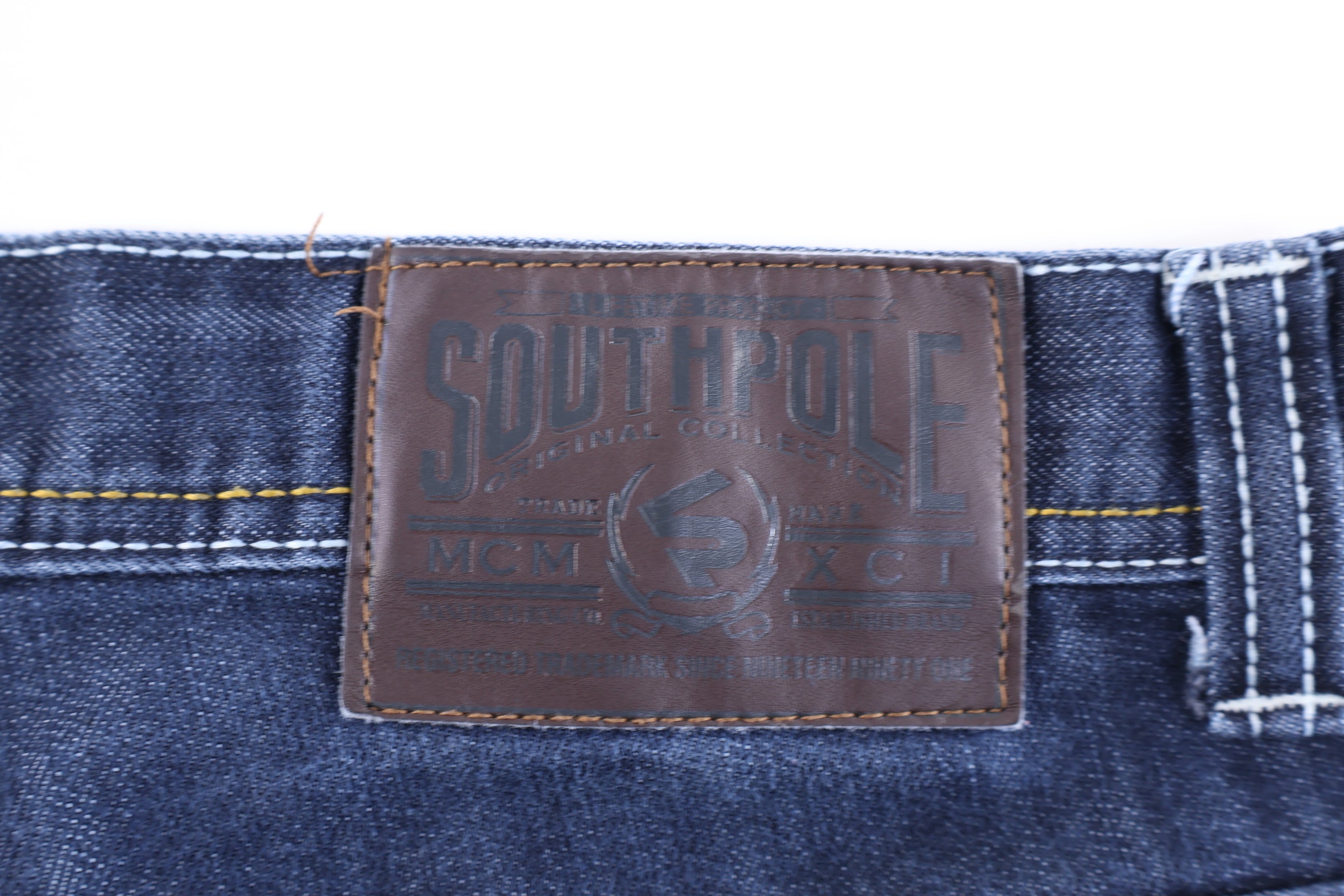 Y2K Southpole Dark Wash Denim Shorts