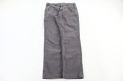 Carhartt Logo Patch Grey Relaxed Fit Pants