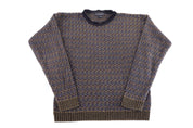 Vintage Croft & Barrow Multipattern Knit Sweater