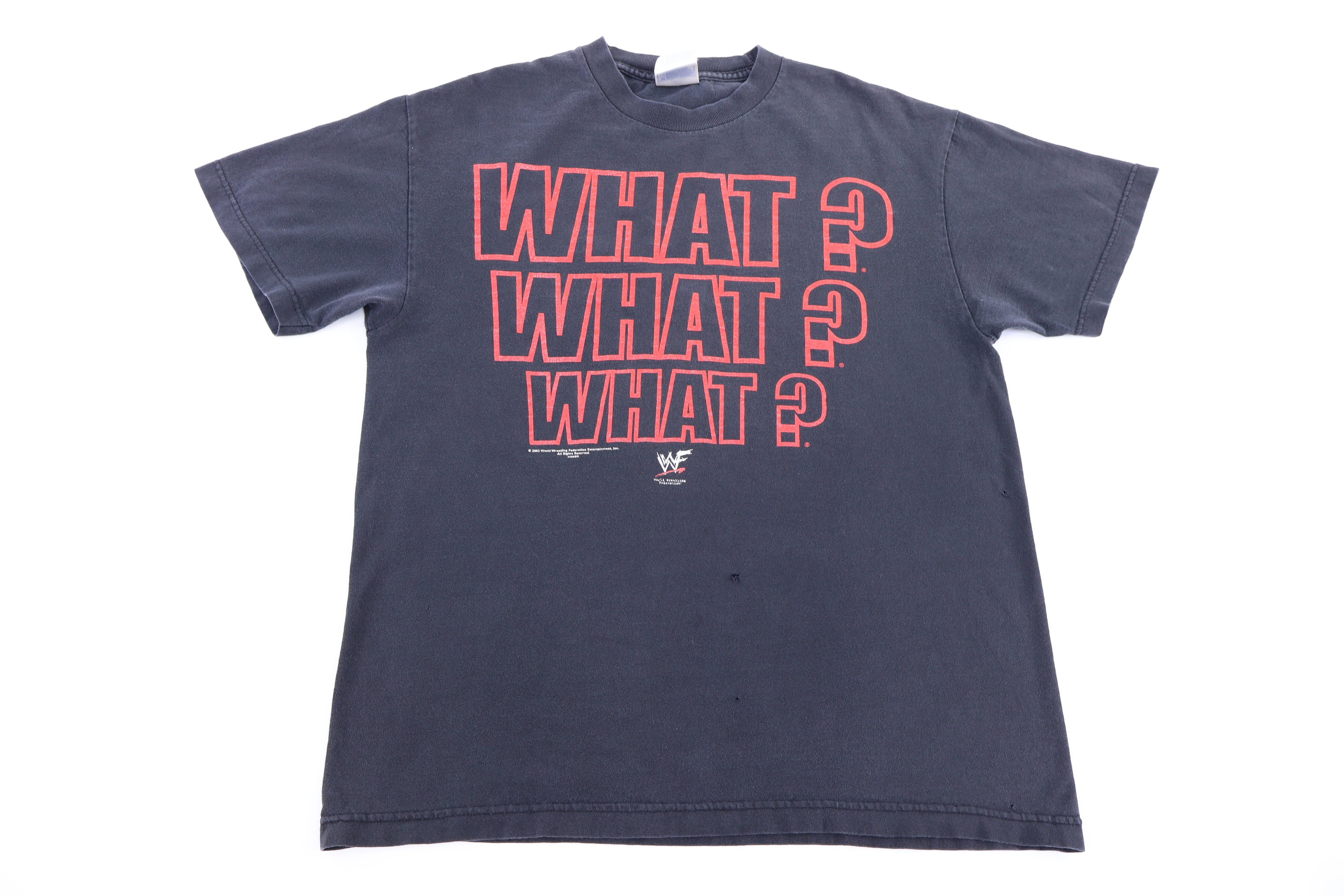 2002 WWF Stone Cold Steve Austin What T-shirt