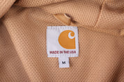 Carhartt Logo Patch Tan Full Zip Jacket