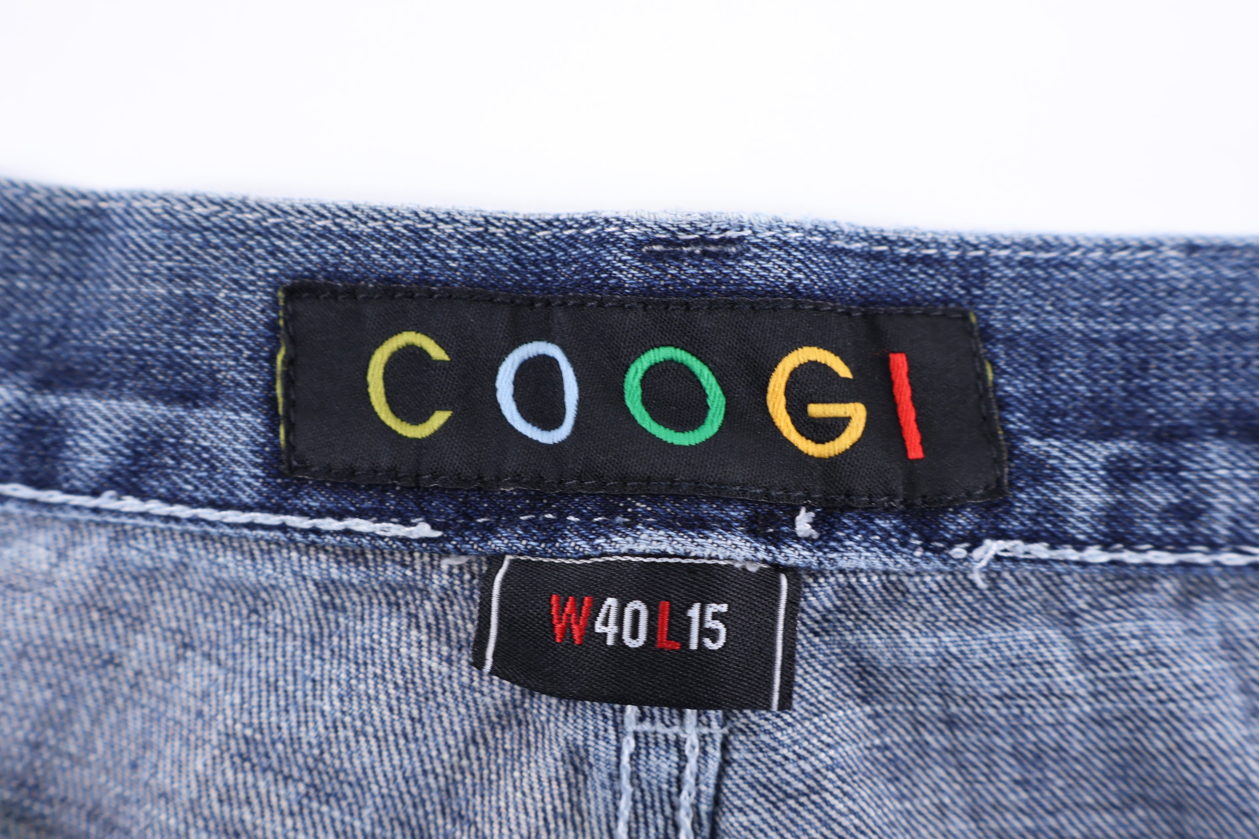 Y2K Coogi Medium Wash Denim Shorts