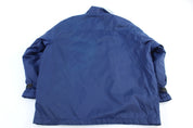 90's Nike Embroidered Logo Blue Full Zip Parka Jacket