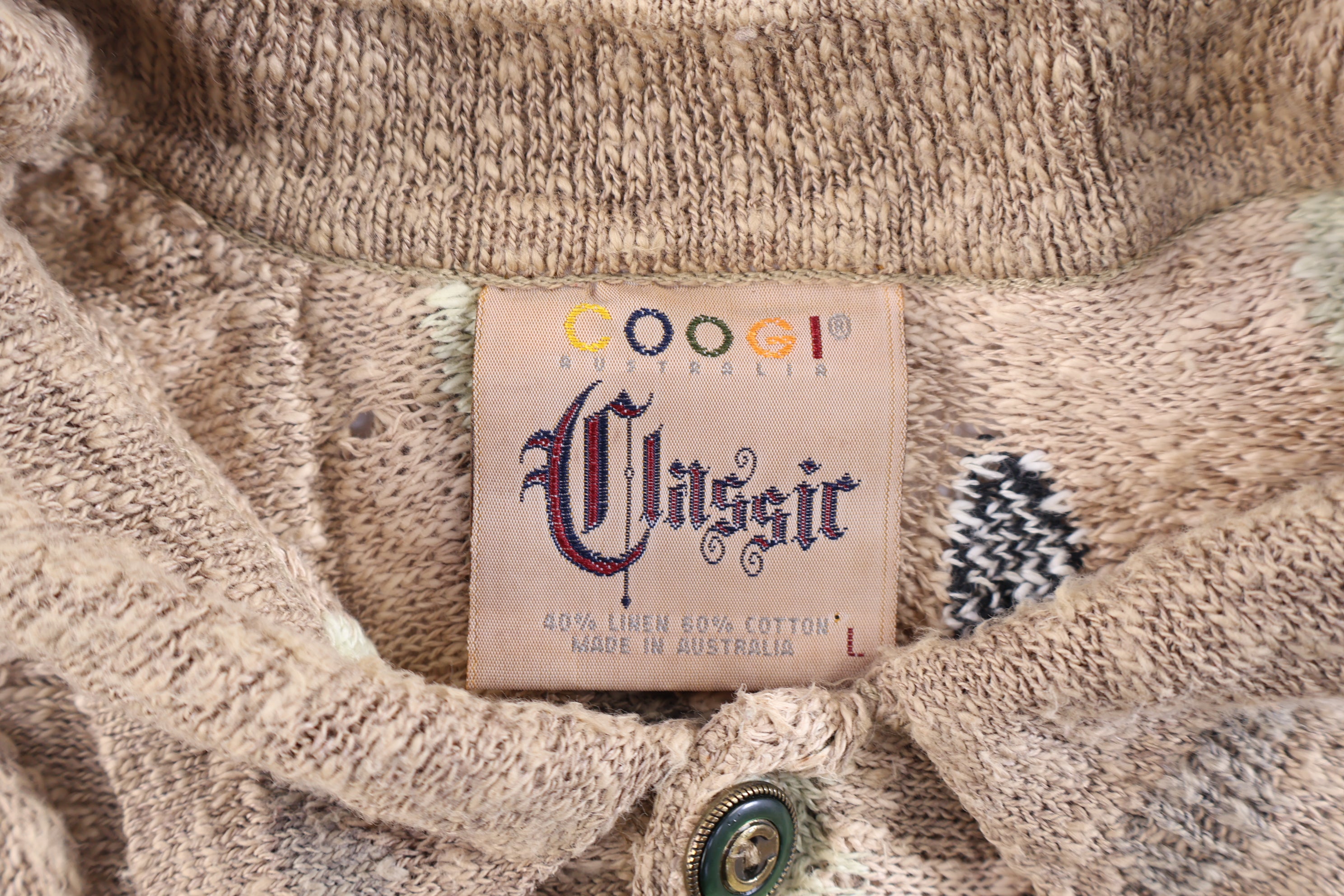 90's Coogi Australia Multipattern Knit Sweater