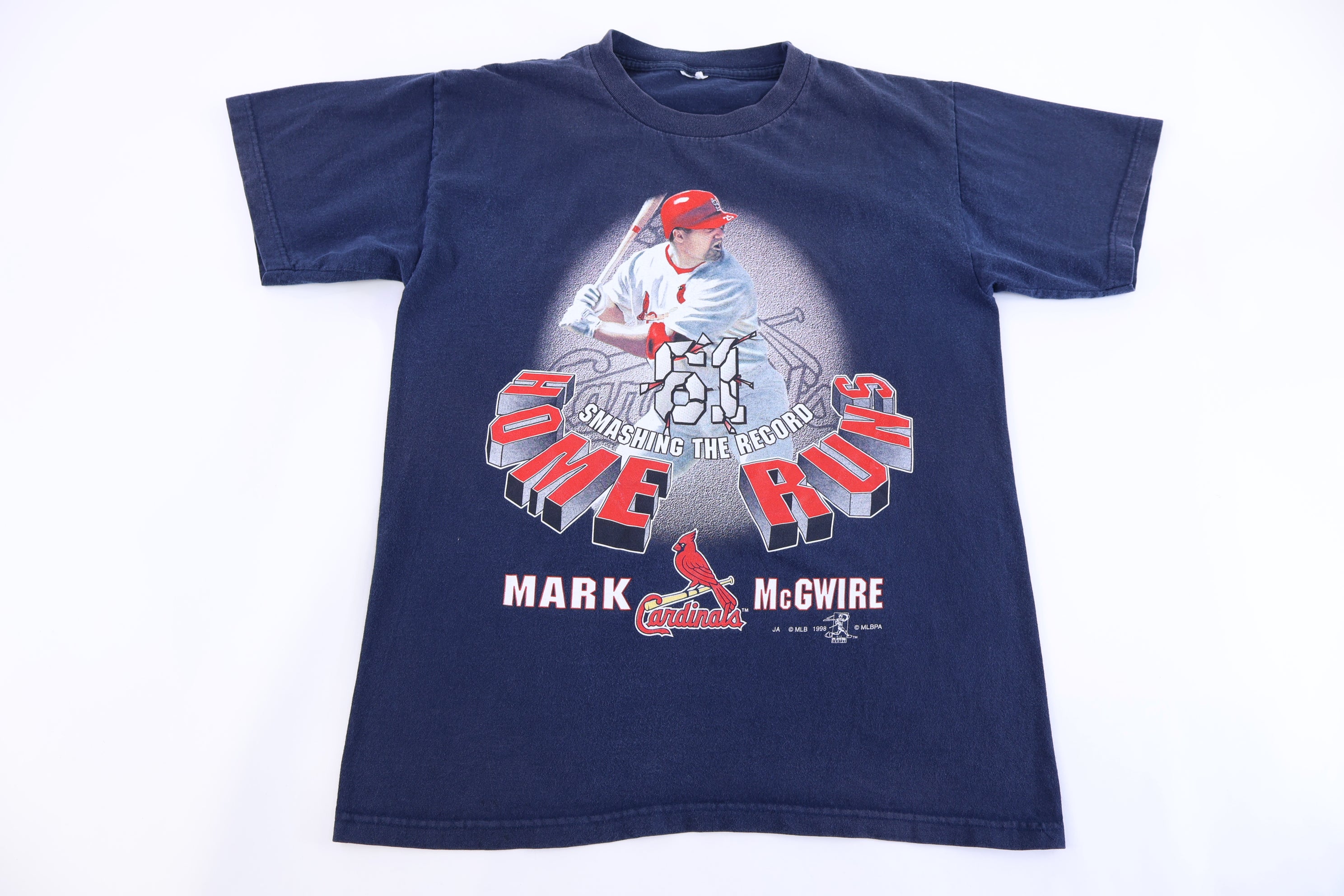 1998 Mark McGwire Smashing The Record T-shirt
