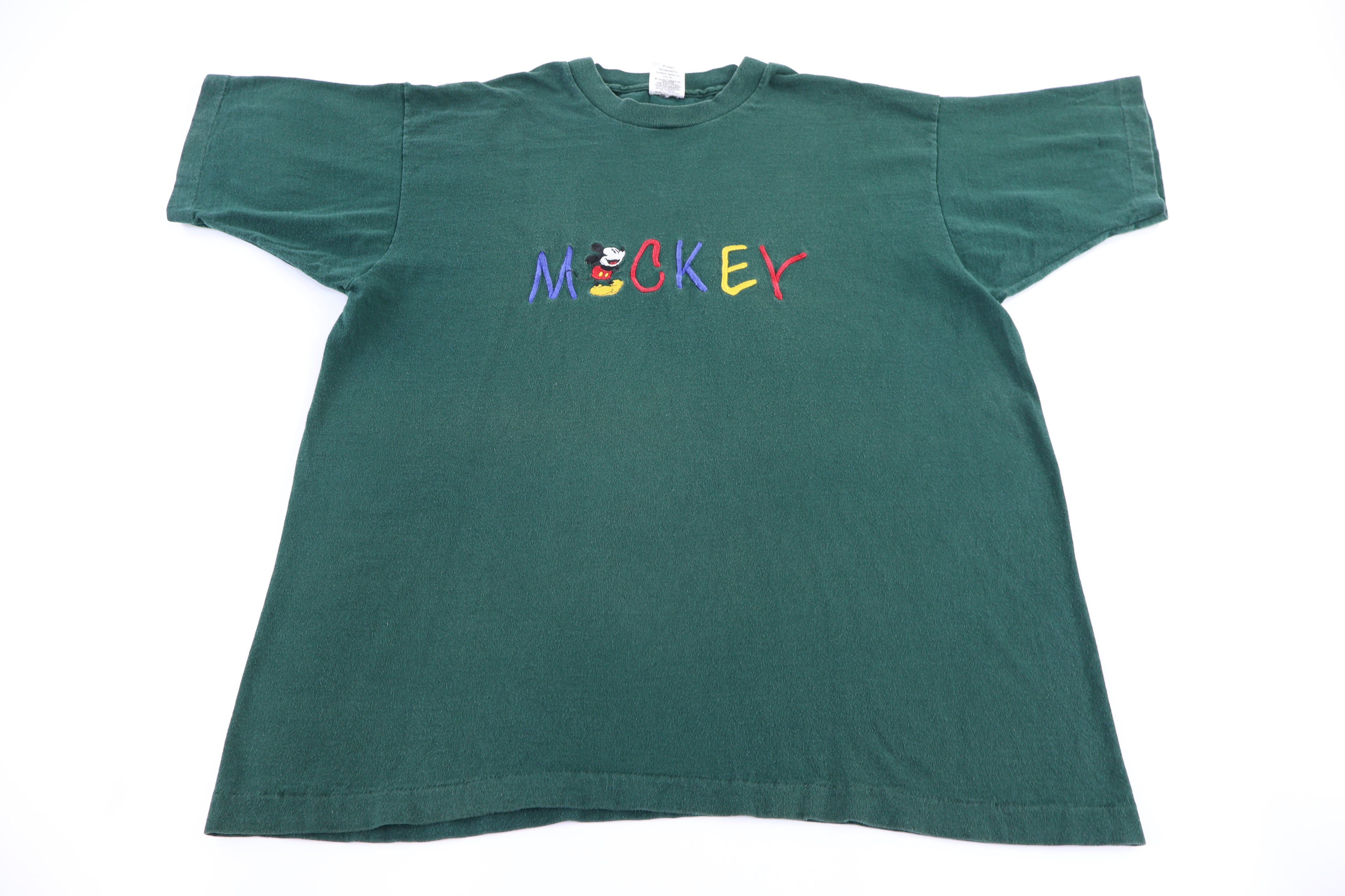 90's Mickey Mouse Embroidered T-shirt