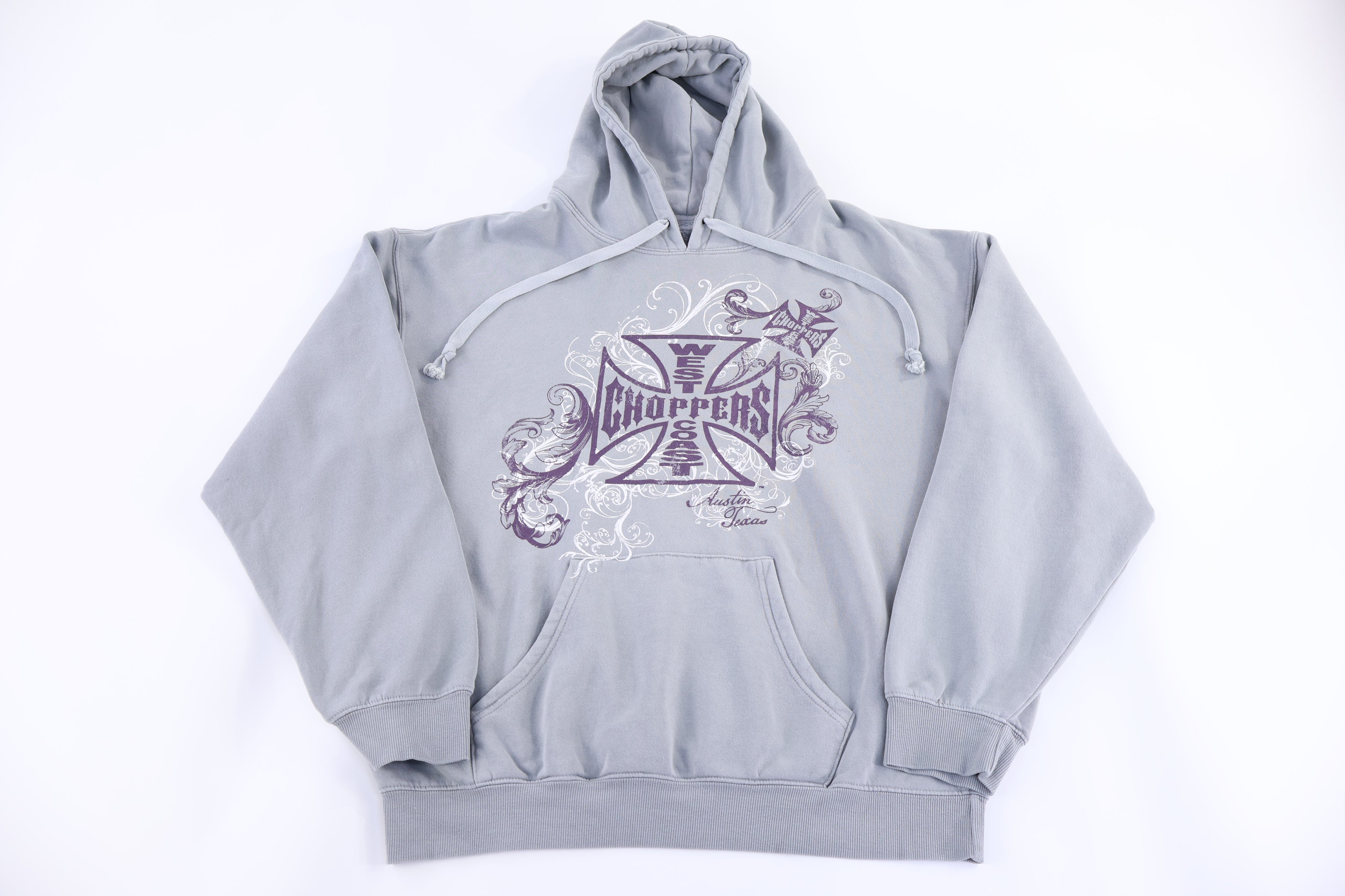 West Coast Choppers Grey Pullover Hoodie