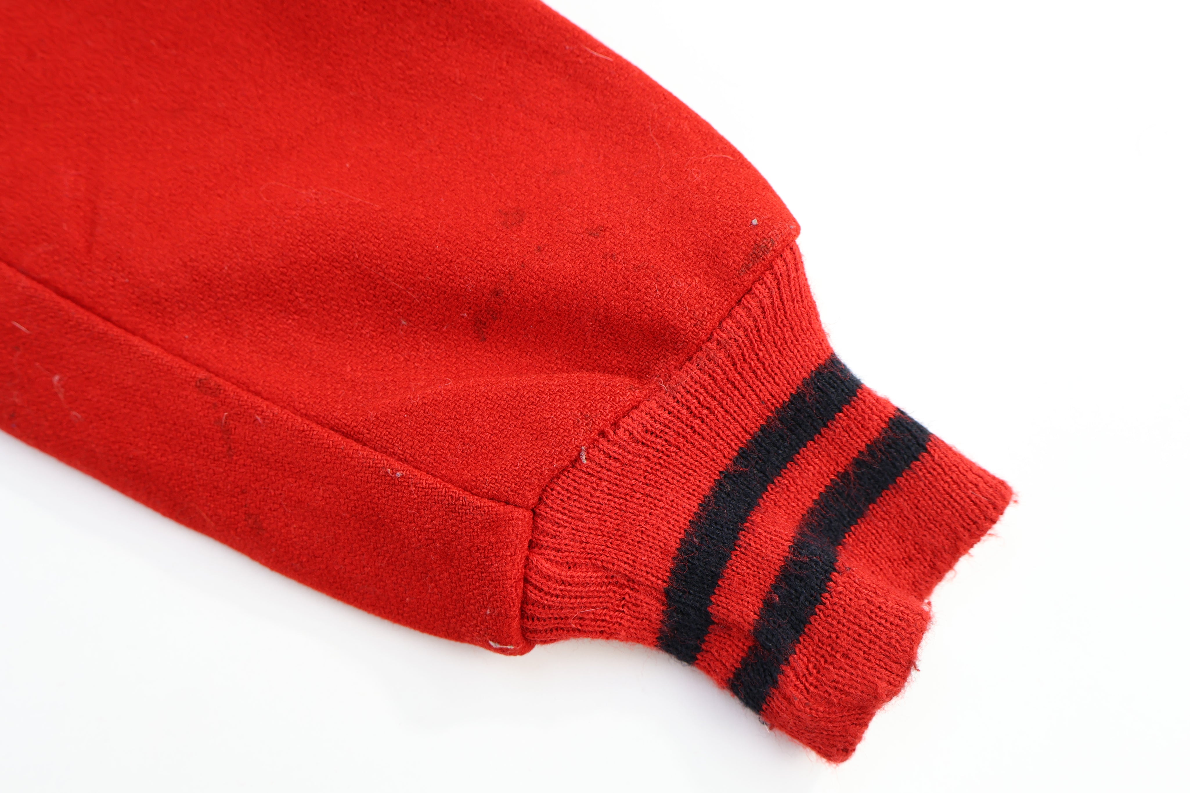 60's Red & Black Varsity Jacket