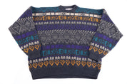 80's Winridge Multipattern Knit Sweater