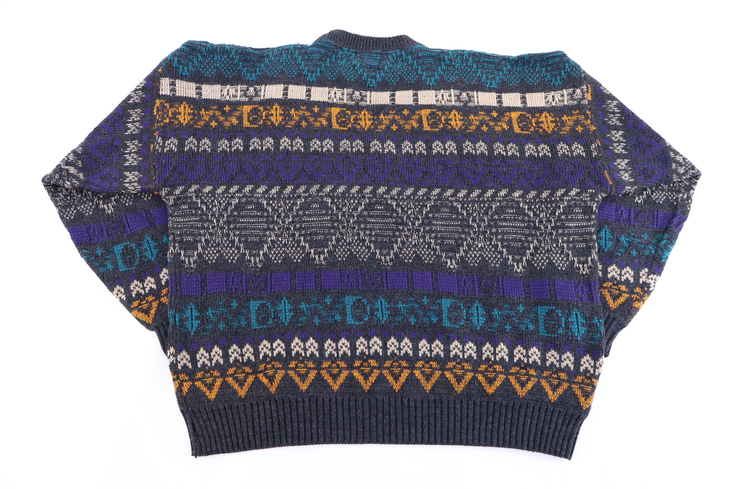 80's Winridge Multipattern Knit Sweater