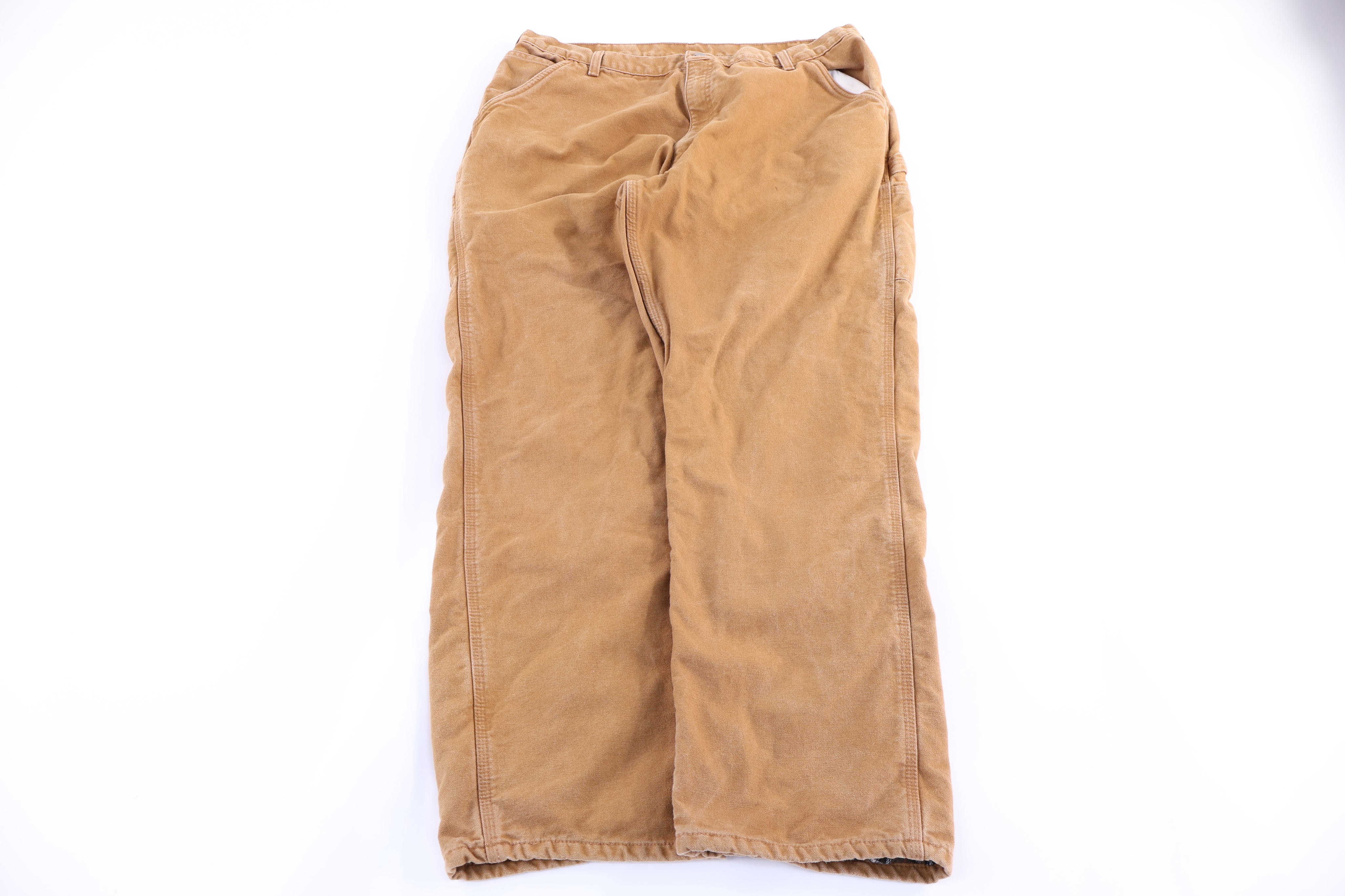 Carhartt Logo Patch Tan Lined Pants