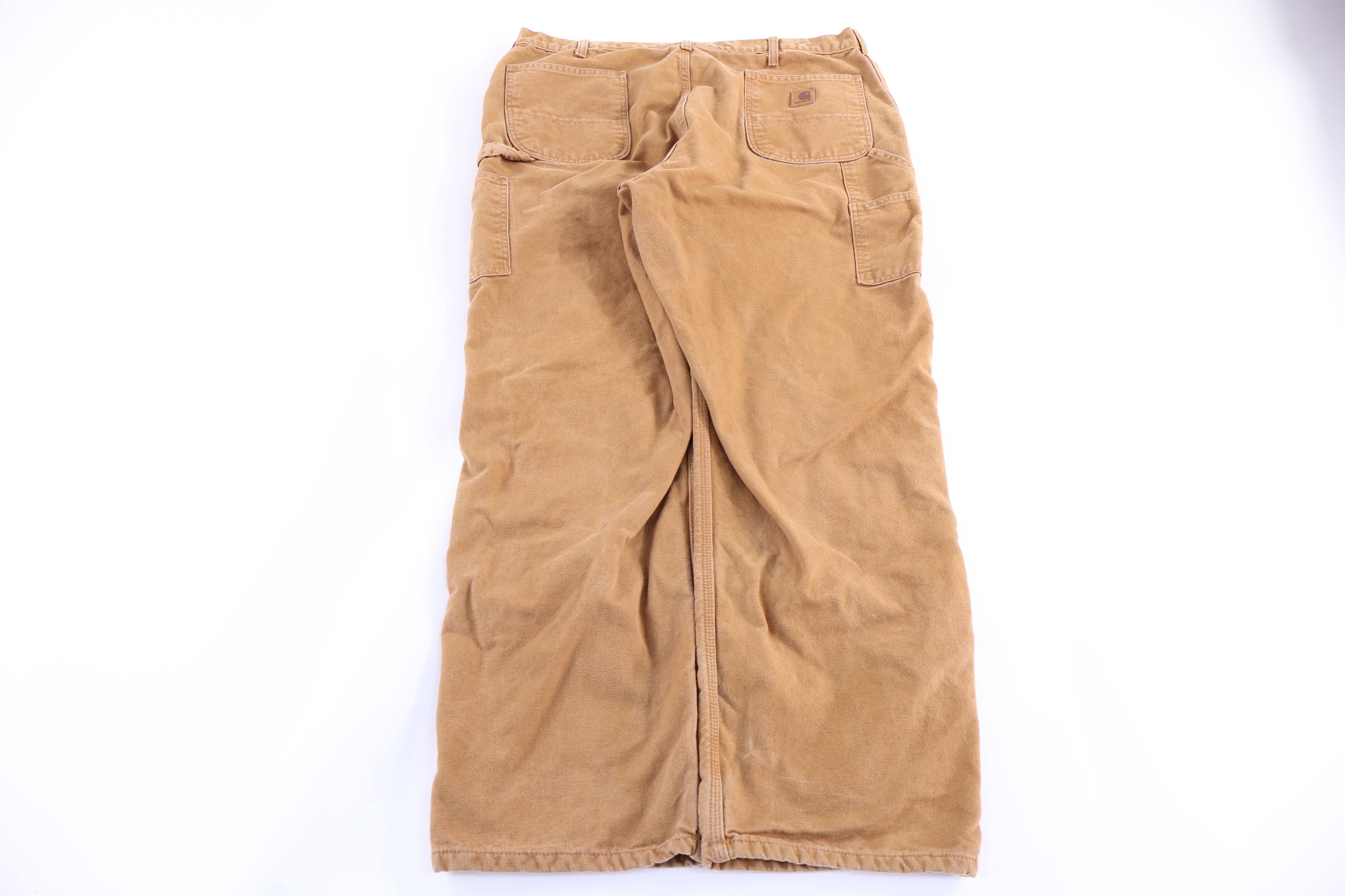 Carhartt Logo Patch Tan Lined Pants