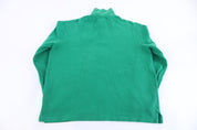 Polo by Ralph Lauren Embroidered Pony Green Quarter Zip Pullover