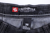 Y2K Southpole Black Denim Shorts