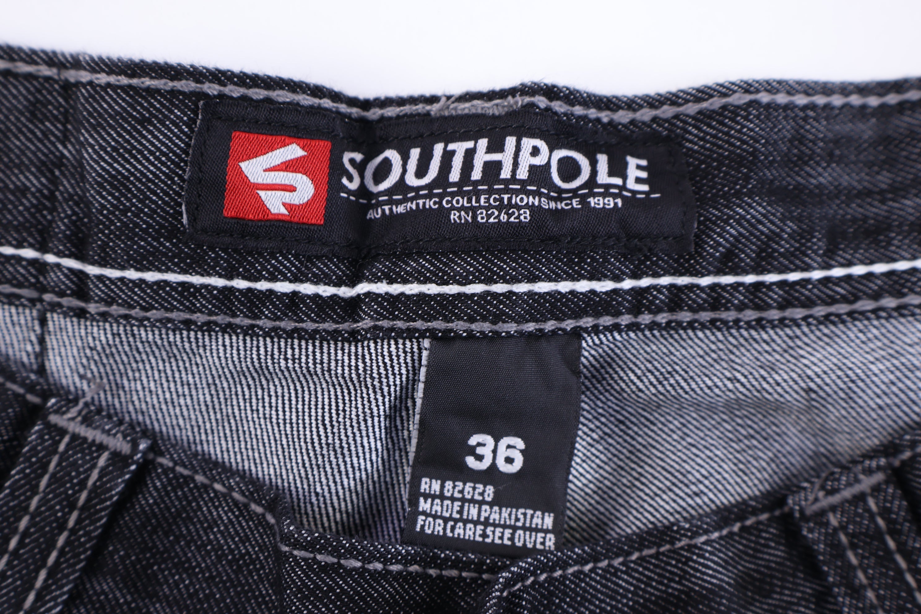 Y2K Southpole Black Denim Shorts