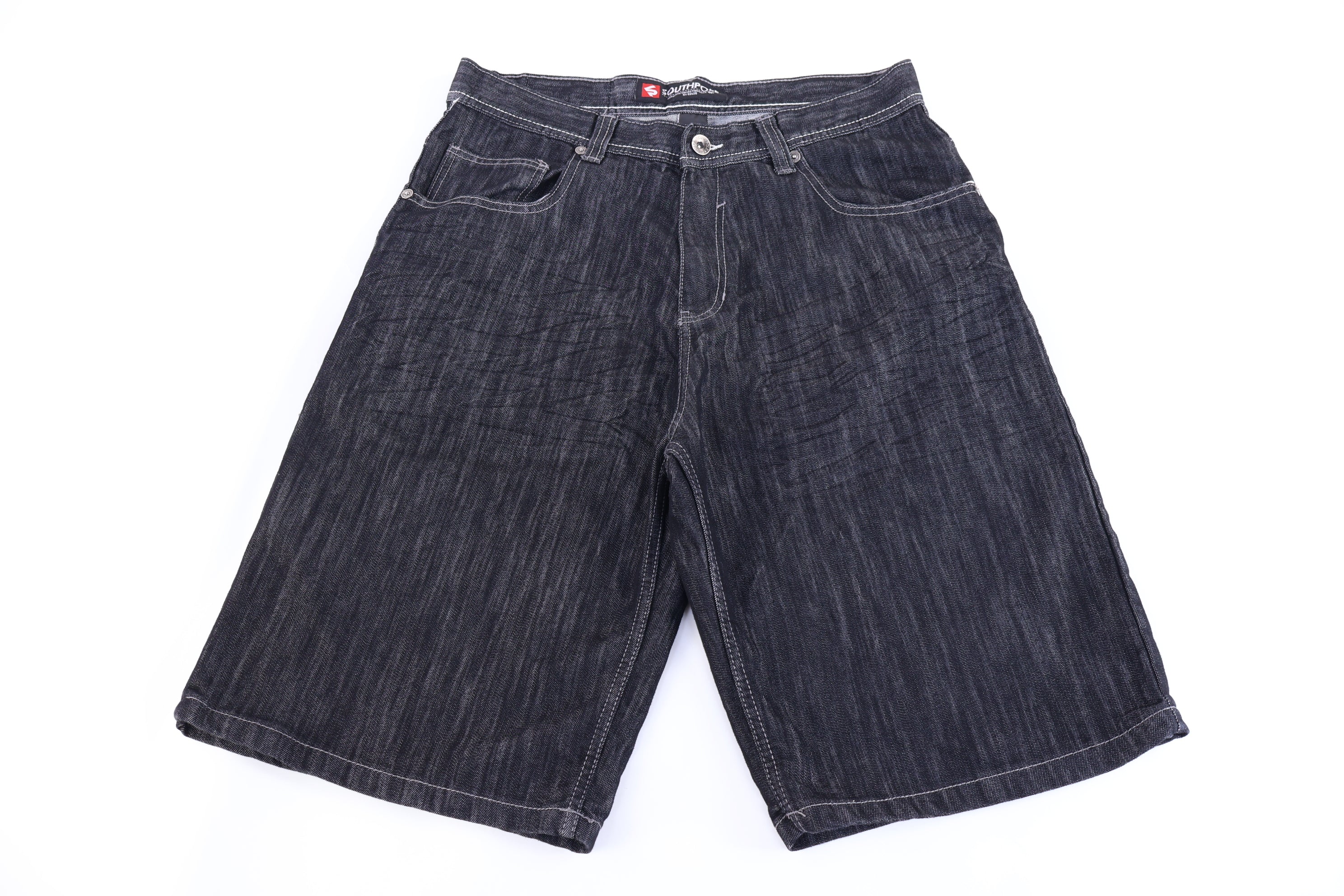 Y2K Southpole Black Denim Shorts