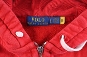 Polo Ralph Lauren Embroidered Logo Red Full Zip Jacket