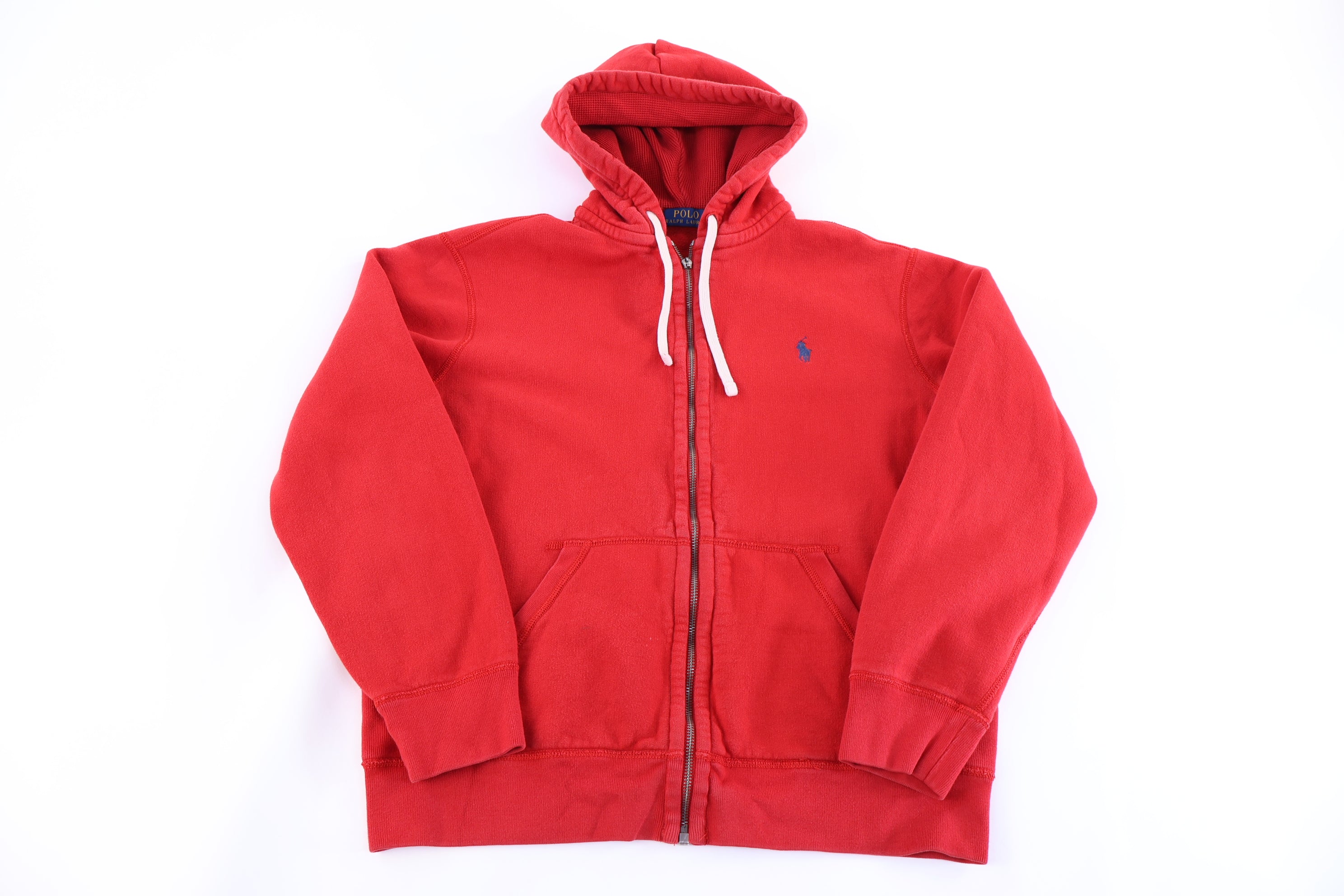 Polo Ralph Lauren Embroidered Logo Red Full Zip Jacket
