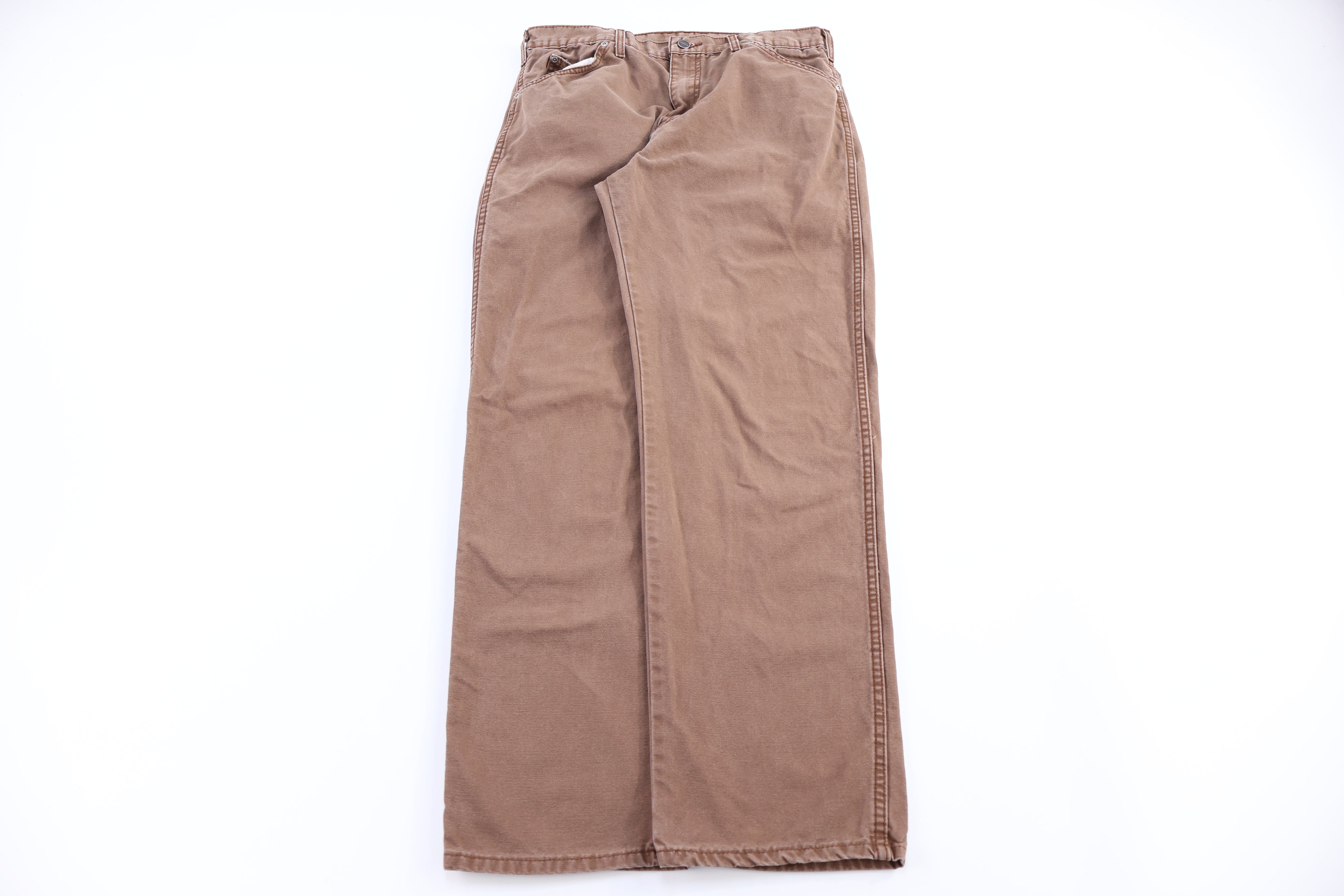 Dickies Logo Patch Brown Pants