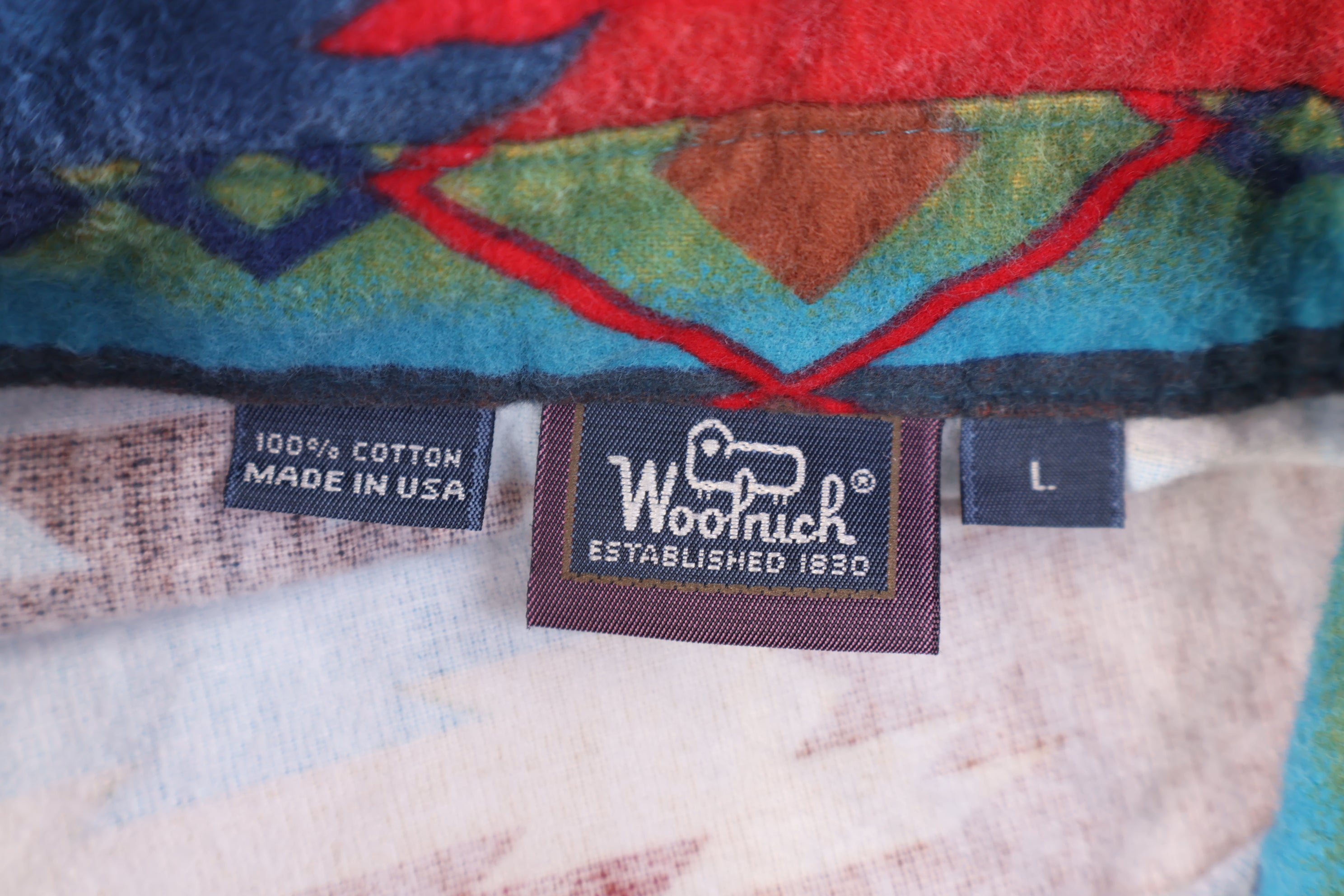 Woolrich Southwestern Pattern LS Button Down