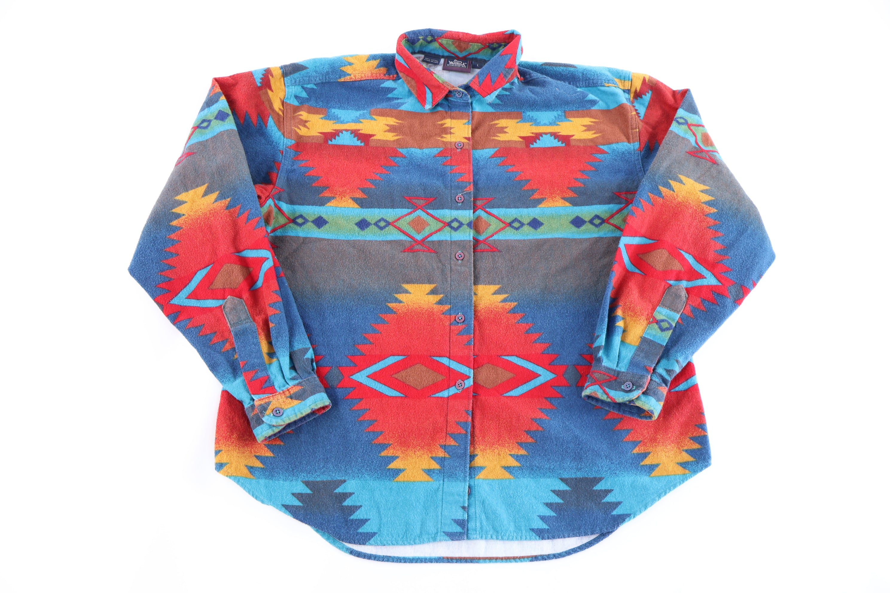 Woolrich Southwestern Pattern LS Button Down