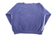 90's Adidas Embroidered Logo Blue Sweatshirt