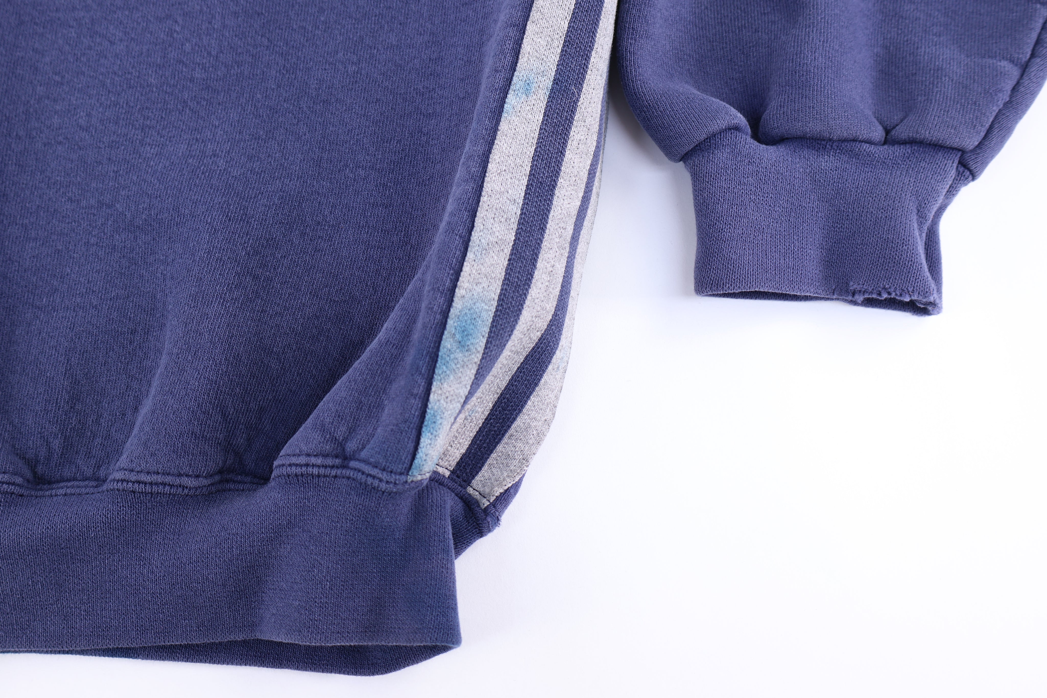 90's Adidas Embroidered Logo Blue Sweatshirt