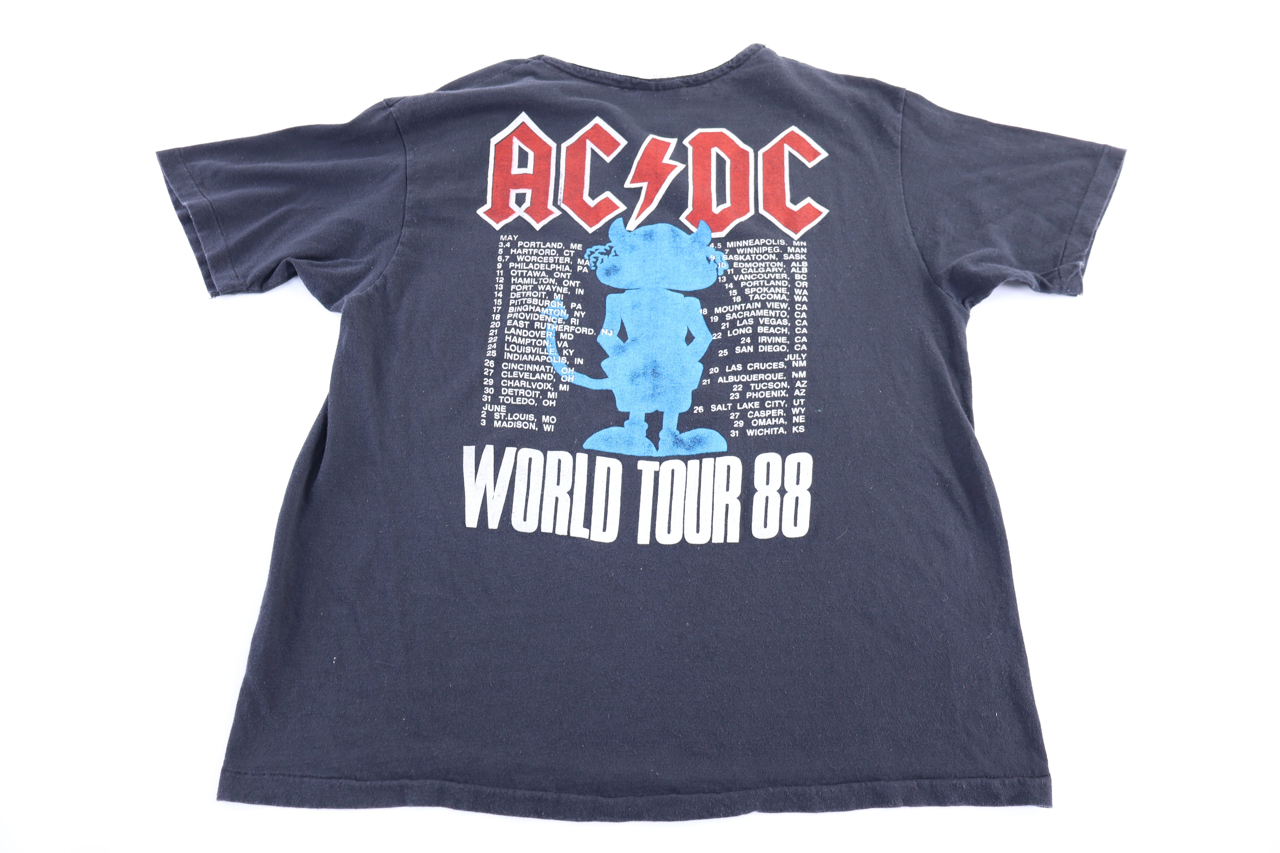 1988 ACDC Blow Up Your Video Tour T-shirt