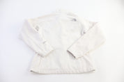 Women's The North Face White Full Zip Jacket