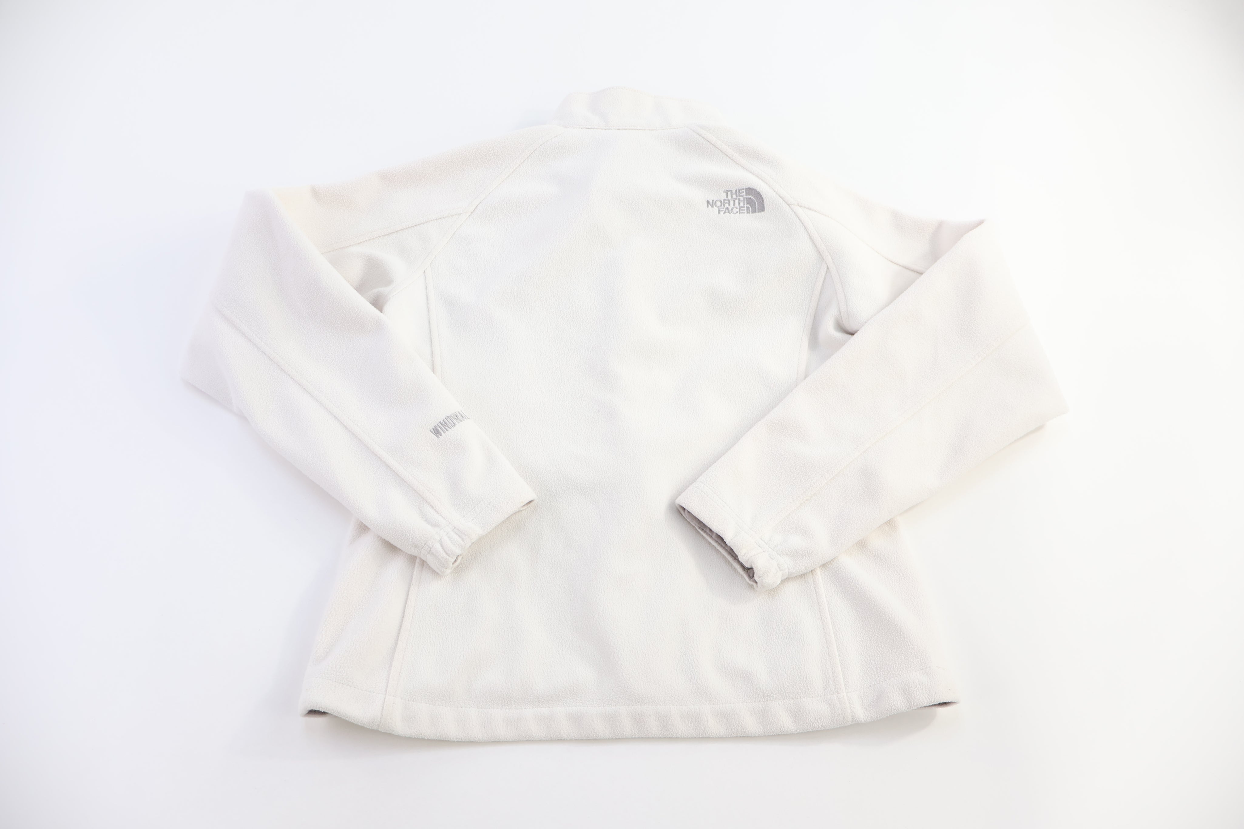 Women's The North Face White Full Zip Jacket